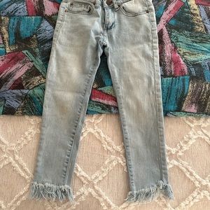 Joes Jeans Fringe Bottom Size 7 EUC